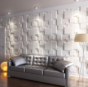 Panel Decorativo de Pared 3D de Plástico Texturizado de Estilo Europeo Simple Personalizado para Decoración del Hogar - Product Image 1