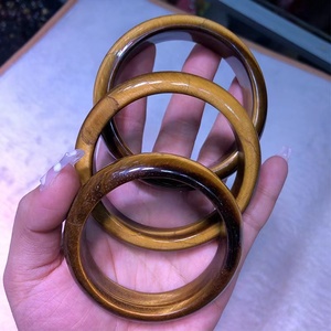 Chất lượng cao màu vàng xanh Tiger Eye Bangles tinh thể chữa bệnh đá bán đá quý đồ trang sức - Product Image 3