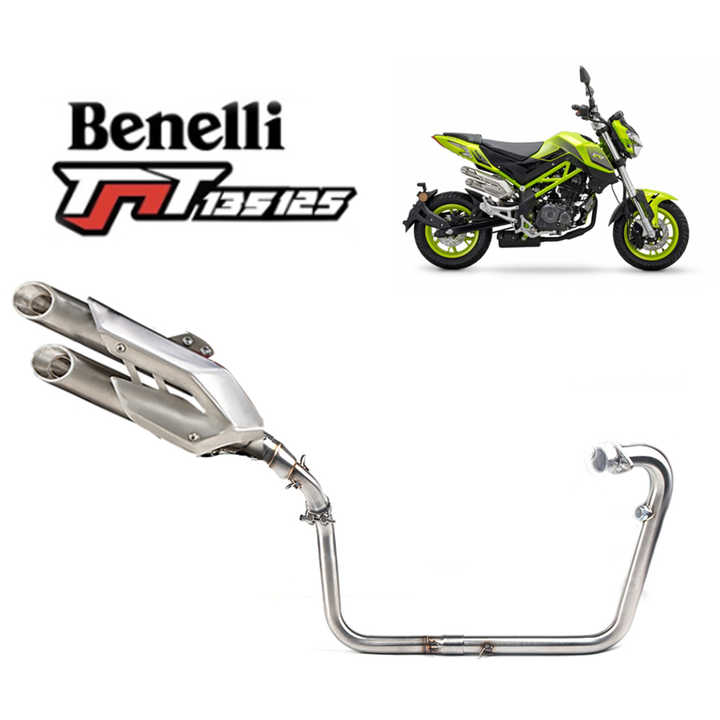 Benelli Tnt135/tnt125 Stainless Steel Exhaust Muffler For