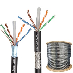 Tùy chỉnh 4 cặp 23AWG 1000MHz hội nghị thượng đỉnh cáp LAN Mạng cabke Mèo 7 Cáp SFTP FTP CAT7 - Product Image 2