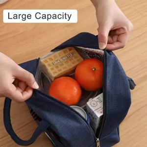 Sac isotherme multifonctionnel compact en gros avec fermeture éclair pour le stockage alimentaire, pique-nique, maintien au chaud et au froid, sac à déjeuner mignon - Product Image 5