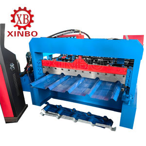 신형 중국 신보 IBR 지붕판 롤 성형기 단층 트라페조이드 지붕 패널 기계 - Product Image 4