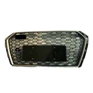 Nouveau ABS radiateur nid d'abeille pare-chocs avant gril lifting maille Grille Auto Grille pour <span class=keywords><strong>audi</strong></span> <span class=keywords><strong>A4</strong></span> RS4 B9 A4L 2017 <span class=keywords><strong>2018</strong></span> 2019 - Product Image 2