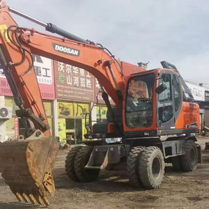 Excavadora de Ruedas Usada DOOSAN DX150W-9C de Alta Calidad, Modelo 2022, Motor, Caja de Cambios, PLC, Bomba, Rodamientos, 103kW, 15 Toneladas, en Venta - Product Image 1