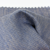 Tissu tissé écologique 52% lin 48% chanvre, lavé, 183 GSM, 56/57 pouces, poids moyen, textile personnalisé, directement de l'usine