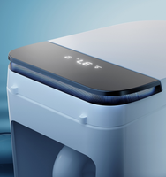 WC intelligent à commande au pied avec couvercle à ouverture automatique, barrière de mousse, stérilisation complète, sans pression, pour salle de bain