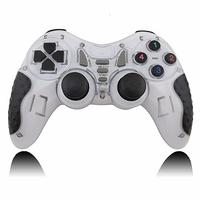 Nouvelle manette de jeu sans fil à double vibration 2,4 GHz pour PS3 PS2 PS1 PC Ordinateur portable Android