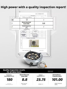Nouvelle cuisinière à <span class=keywords><strong>gaz</strong></span> portable de type cassette 8800W haute puissance 2026 pour camping en extérieur et préparation du thé - Product Image 4
