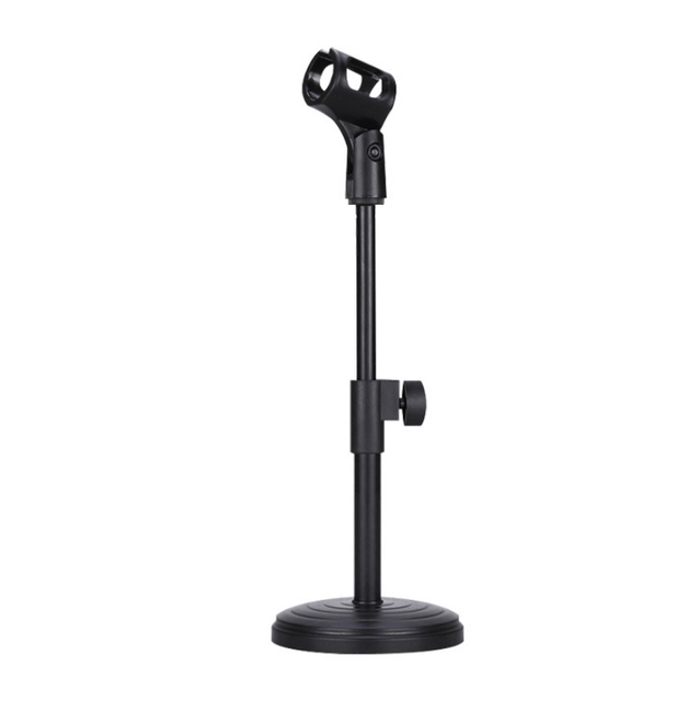 New 2 PCS Desktop Microphone Stand Multifunctional Live Microphone Stand with Lifting for 25-28mm Microphone