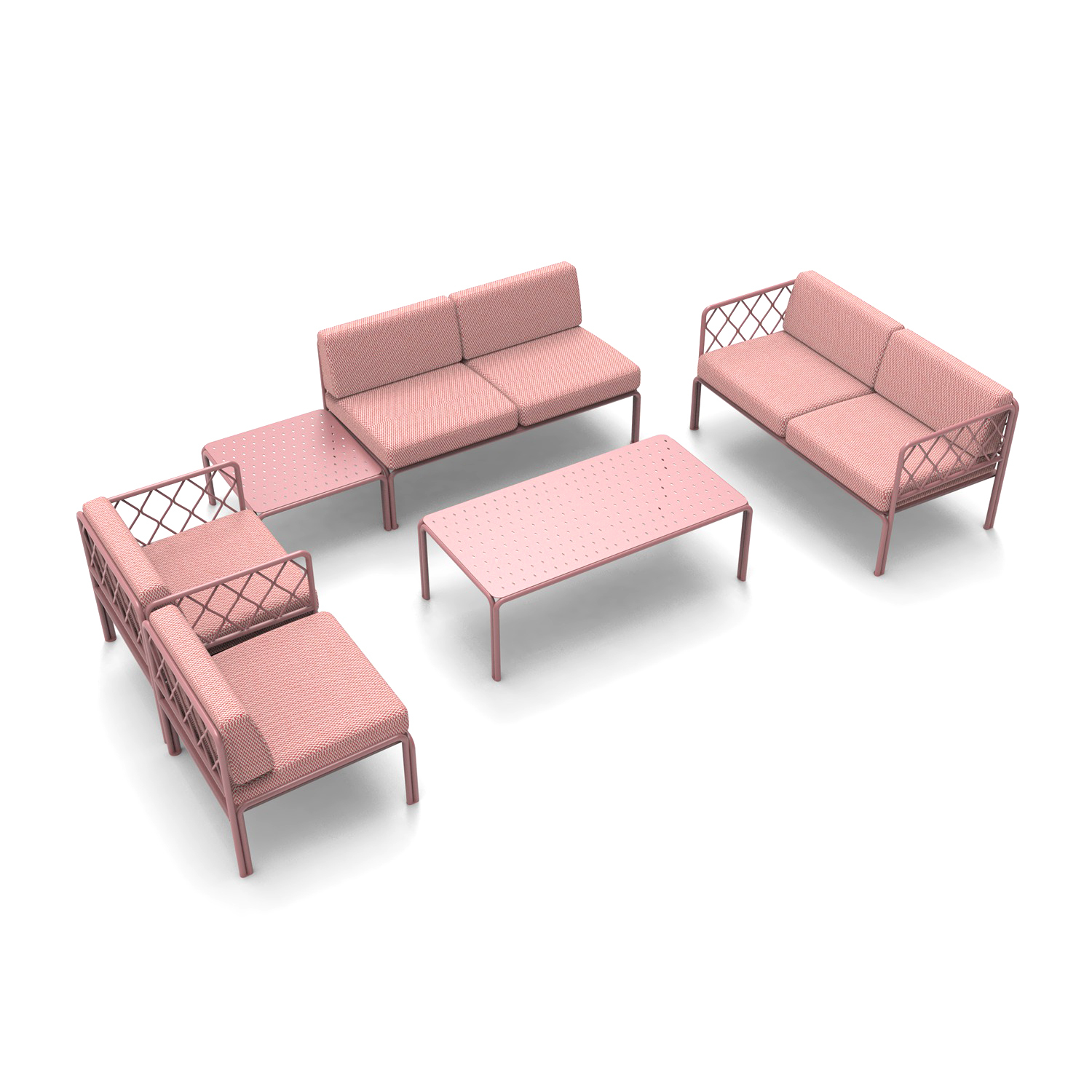 Custom Aluminum Outdoor Furniture Sofa Set Patio Garden Table and Chairs Set Garden Furniture Support One-stop Custom