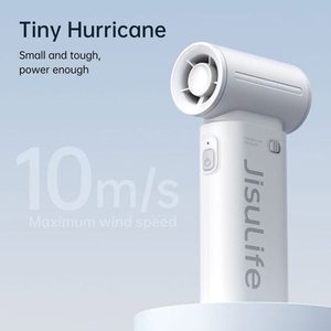 Ventilateur portable JisuLife 9, batterie super longue durée 3600 mAh, réglage à cinq vitesses - Product Image 2