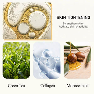 Espuma Limpiadora Facial de Lava con Oro de 24k Orgánica de Marca Privada, Limpieza Profunda de Poros, Acné, <span class=keywords><strong>Hidratante</strong></span> - Product Image 5