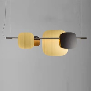 Lámpara Colgante de Diseño Minimalista Nórdico para Restaurante, Bar y Sala de Estar, Estilo Artístico Simple para Mesa de Comedor Larga, Alimentación CA - Product Image 5