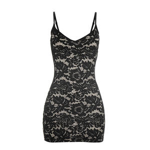 Viviblook D26DS062 Vestido de Verano para Mujer, Nuevo Vestido Sexy de Encaje sin Mangas, Ajustado, Mini, Informal, para Fiestas - Product Image 6