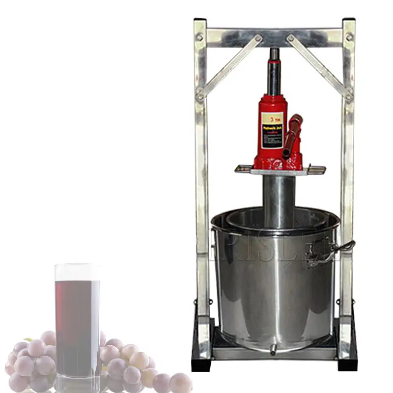 Промышленная Ручная гидравлическая соковыжималка для фруктов с емкостью 22 л ручная небольшая машина для производства винограда из нержавеющей стали