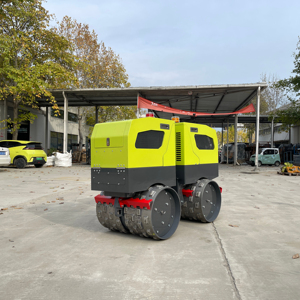 โรลเลอร์ยางมะตอย1.8ตันเครื่องสั่นสองดรัม330กก. 1ตันโรดเลอร์โร้ด - Product Image 6