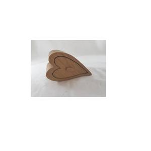 Urna de cremación de corazón de madera para cenizas funerarias, urna de cremación de bebé con soporte, recuerdo, precio al por mayor - Product Image 1
