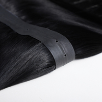 Extensions de cheveux de qualité supérieure à double couche, trame papillon injectée, trame invisible perlée avec trous, cheveux vierges à cuticules intactes