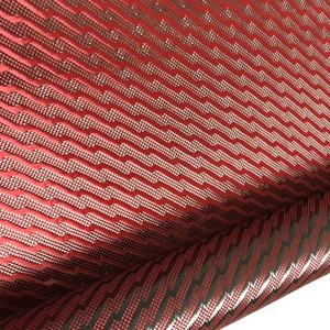 OEM/ODM航空宇宙グレード軽量炭素繊維カーインテリア軽量テクスチャ赤炭素繊維生地 - Product Image 2