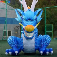 Dragon gonflable géant publicitaire Mascottes gonflables de dragon chinois adaptées aux décorations et activités de vacances