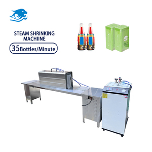 Machine d'emballage de bouteilles d'eau en plastique de haute qualité, machine d'emballage sous <span class=keywords><strong>film</strong></span> rétractable à la chaleur et à la vapeur, prix - Product Image 1