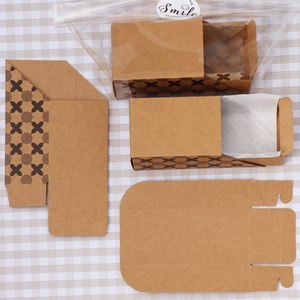 Cajón Grueso Huevo Tostada Hot Dog <span class=keywords><strong>Sandwich</strong></span> <span class=keywords><strong>Sub</strong></span> Hamburguesa Kraft Cajas de papel biodegradables ambientales - Product Image 2