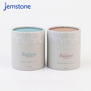 Embalaje de caja de tubo de papel biodegradable con logotipo impreso de tamaño personalizado con logotipo personalizado - Product Image 1