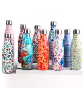 Hot Selling Product Vacuum Insulated Water Bottle Stainless Steel Cola Shaped Water Bottle Customization