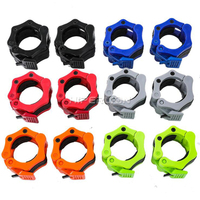Pince de gymnastique en acier, 4 pièces et personnalisé, 25mm 50mm, dégagement rapide, serrure de poids en Aluminium, pince Premium, collier, Barbell