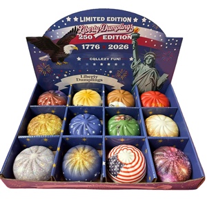 250th Anniversary Edition Slow Rebound Stress Relief Fidget Toy <b>Gift</b> <b>Box</b> Set Anime Design Dumpling Squishy Halloween Diwali - Product Image 1