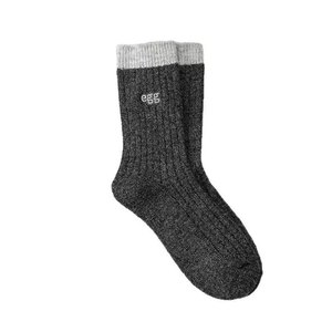 Calzini Personalizzati Confortevoli (Tessuto a Coste) - Stile con Accenti a Contrasto per Amanti della Casa e Lavoratori d'Ufficio - Product Image 3