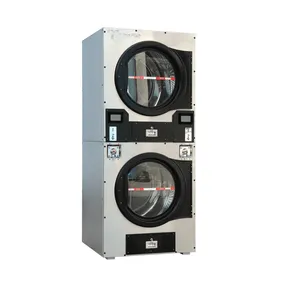 Laundry Equipment Commercial Washer Dryer Double Stack Dryer Laundromat Business Manufacturer