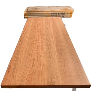 Solid Wood <b>Table</b> Top Rectangle Pine Ash Oak <b>Walnut</b> Teak Cherry Wood Dining <b>Table</b> Surface - Product Image 5