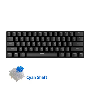 Wired E-Sports Mechanical <b>Keyboard</b> 98 Keys Black Switch Three-Mode Engraved Side Keycap for Computer Gaming - Product Image 3