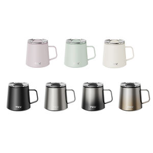 Mug de voyage isotherme à double paroi en acier inoxydable 316, sans BPA, sans goût métallique, capacité 240/350 ml, design moderne, résistant à l'ébullition - Product Image 5