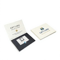 Boîte d'emballage pour cartes de crédit haut de gamme, écologique, étanche, avec éponge, matériaux recyclés, impression offset, design réutilisable