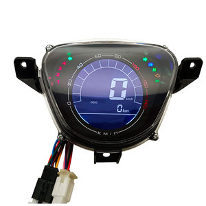 มาตรวัดความเร็วรอบเครื่องยนต์แบบ<span class=keywords><strong>ดิจิตอล</strong></span> LCD รุ่น ZONGSHEN Yami110 สไตล์เรโทร สำหรับรถจักรยานยนต์  วัสดุพลาสติก  แสดงระยะทางที่ใช้งาน - Product Image 3