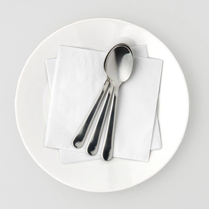 Serviettes de table en papier personnalisées avec logo d'usine, en pulpe vierge, douces, blanches, 2 plis, excellente absorption, 33*33 25*25 40*40, sac en papier - Product Image 3