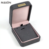 Offre spéciale boîte d'emballage de bijoux de luxe personnalisée boîte cadeau élégante bague de collier emballage boîte cadeau multicolore avec métal
