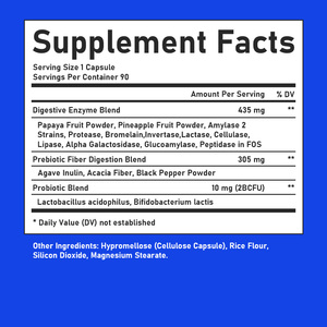 Capsules d'enzymes digestives de qualité supérieure en vrac favorisant la digestion et l'équilibre intestinal, complément pour la santé de l'estomac - Product Image 6