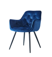 Chaise de salle à manger en velours à prix imbattable, avec structure en résine plastique et pieds en métal – Offre spéciale