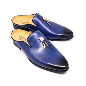 Mocasines de Cuero con Suela de Masaje Suave para Hombre, Pantuflas para el Hogar, Pantuflas Deportivas para Exteriores, Pantuflas Casuales Deportivas - Product Image 5