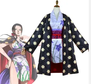 Лидер продаж Аниме Косплей Одежда цельный костюм для взрослых костюмы для Хэллоуина Нико Робин японское кимоно для косплея Нико Робин