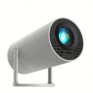 Mini Proyector Portátil LED con USB, 720P, Control Remoto, Proyector de Películas para Interiores/Exteriores HY300Mini/Blanco - Product Image 1