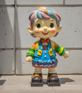 Estatua de Dibujos Animados para Niños, Figuras Infantiles, Escultura Personalizada, Figura de Fibra de Vidrio, Escultura de Resina para Escuelas y Organizaciones Benéficas - Product Image 5