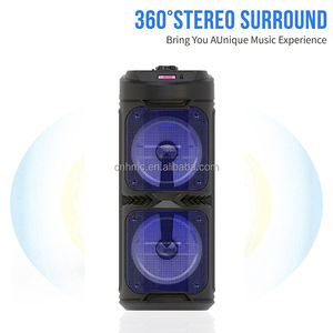 ZQS6209 Dual 6,5 pulgadas Super Bass Square Dancing Party Dj 25W RGB Micrófono portátil Altavoz de caja grande - Product Image 2