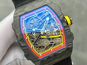 2026 New Model Fashionable Hollow Mechanical <b>Watch</b> Luxurious Brand Carbon Fiber 41mm <b>Case</b> Men's <b>Watch</b> Sapphire Crystal Stainless - Product Image 3