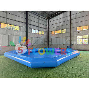 Piscina de agua azul de PVC comercial piscina inflable barata para niños con <span class=keywords><strong>bomba</strong></span> de aire gran oferta - Product Image 2