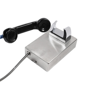 Teléfono de prisión a prueba de roturas, resistente al agua y a la humedad, montado en la pared, teléfono público para reclusos. - Product Image 4
