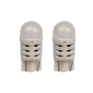 T10 Interior Light 9v-3 chips 3030 LED frosted lens W5W 20MA 1 LED 194 168 Car Map Dome Bulbs Signal Lamp White Car styling